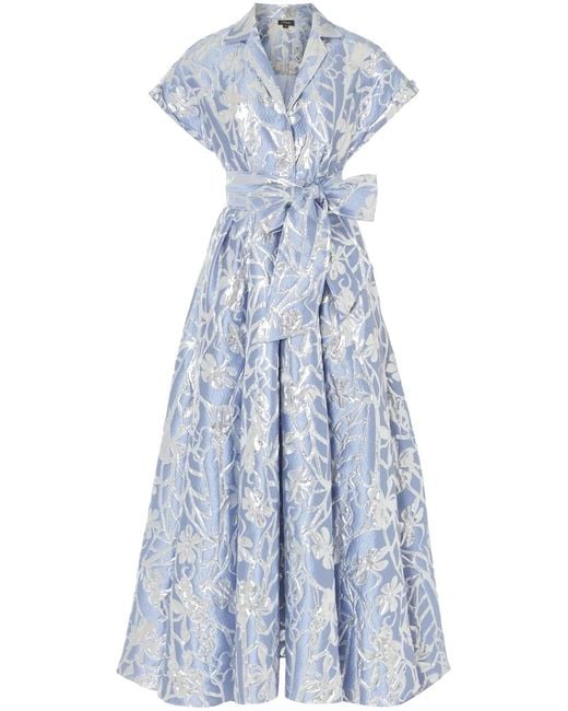 Temperley London Blue Frankel Dress