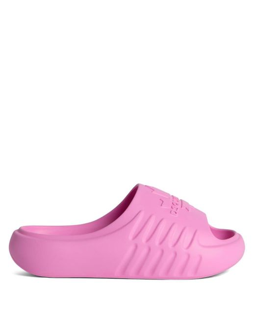 Sandalias con logo en relieve DSquared² de color Pink