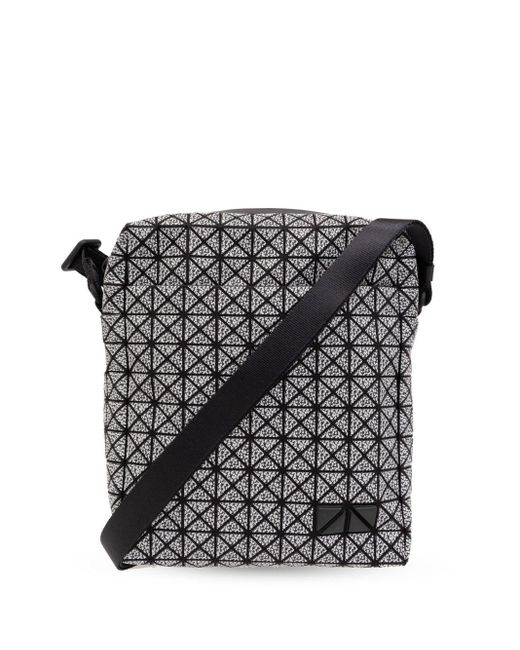 Bao Bao Issey Miyake Black Geometric-panelled Crossbody Bag