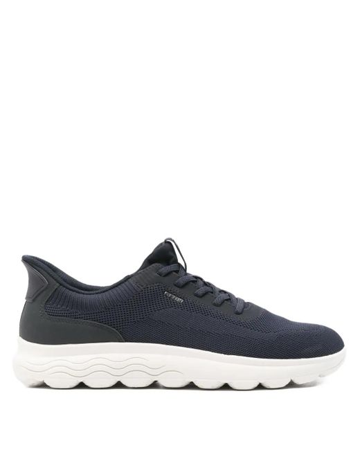 Geox Blue Spherica Lace-Up Sneakers for men