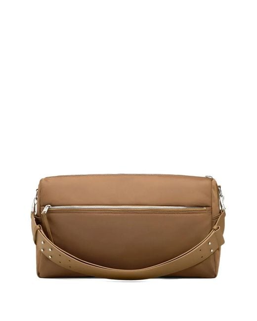 AMI Brown Large Marcel Shoulder Bag