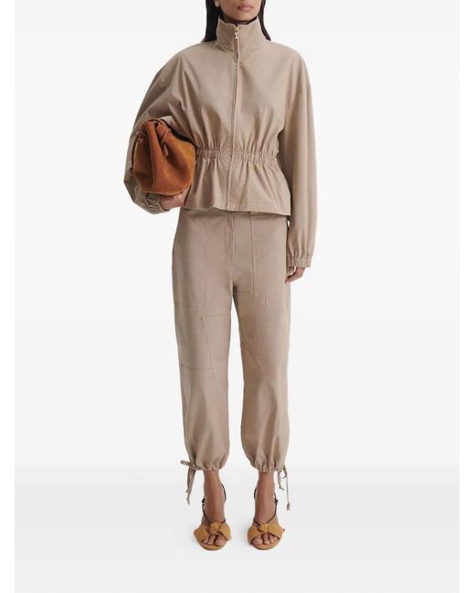 Scanlan Theodore Natural Patchwork Drawstring Cargo Pants