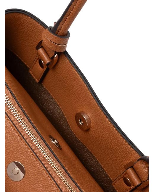 Guess Brown Sac Porté Épaule À Patch Logo