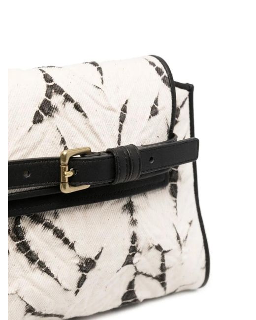 Suzusan Black Tie-Dye Cross Body Bag