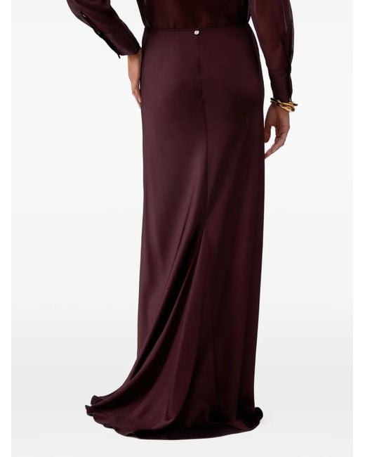 Liu Jo Purple Train Maxi Skirt