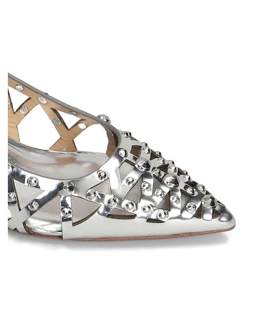 Ash White Slingback