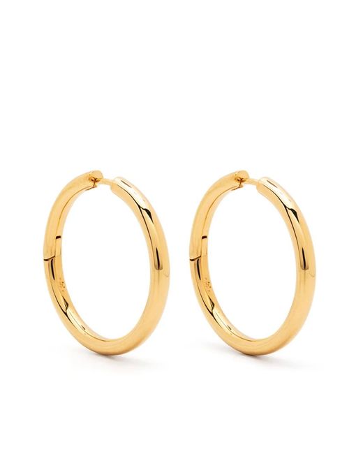 Missoma Metallic Tunnel Medium Hoop Earrings