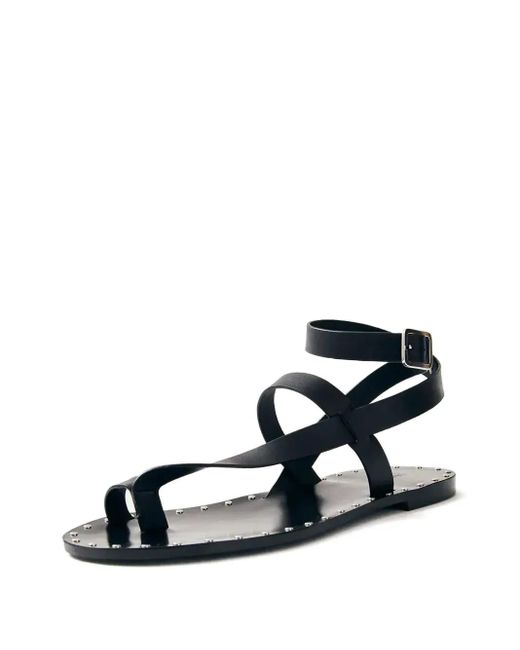 Alohas White Tallula Strappy Flat Sandals