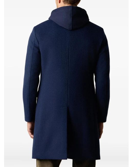 Brooks Brothers Blue Flap-Pocket Coat for men