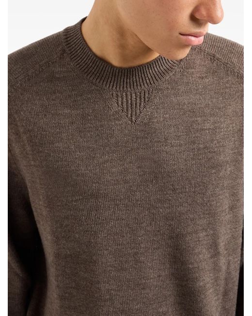 メンズ ARMANI EXCHANGE クルーネック プルオーバー Brown