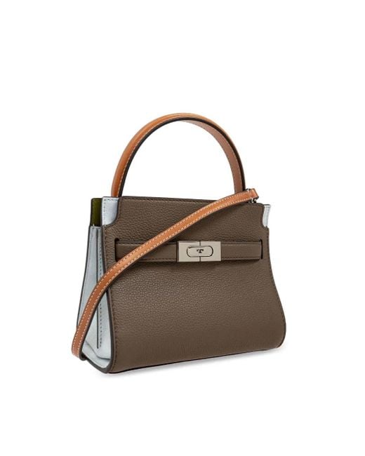 Tory Burch Brown Petite Lee Radziwill Cross Body Bag
