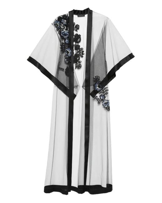 Carine Gilson White Embroidered Robe