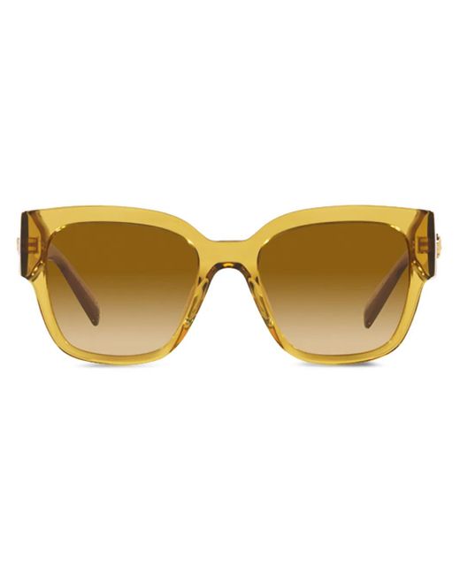 Lunettes De Soleil À Monture Carrée Versace en coloris Brown