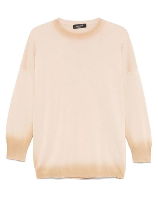 Pull En Coton Fabiana Filippi en coloris Natural