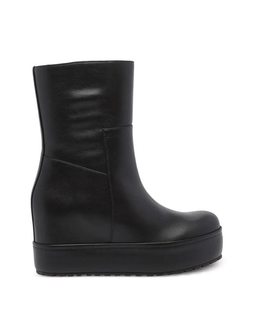 Paloma Barceló Black Disa Wedge Ankle Boots