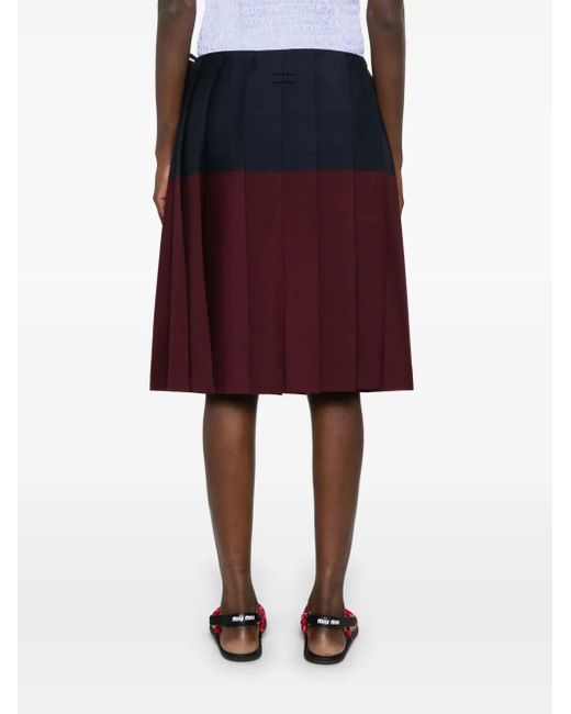 Miu Miu Red Skirts