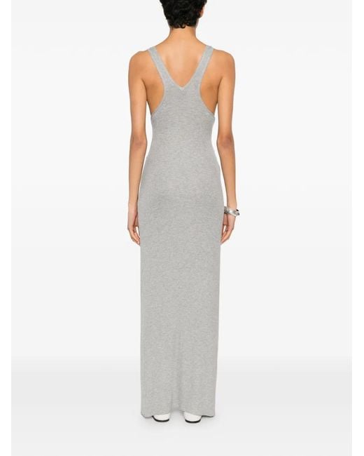 Nanushka White Ofelia Twist-Detail Maxi Tank Dress