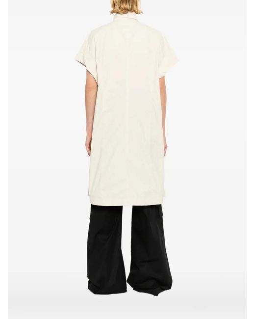 Julius White Creased Short-Sleeve Coat for men