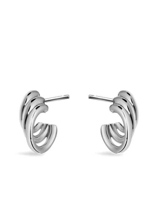 Shaun Leane Metallic Bound Hoop Earrings (Size 1)