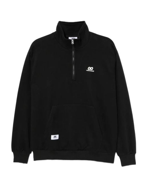 Chocoolate Sweatshirt Mit Reißverschluss in Black für Herren
