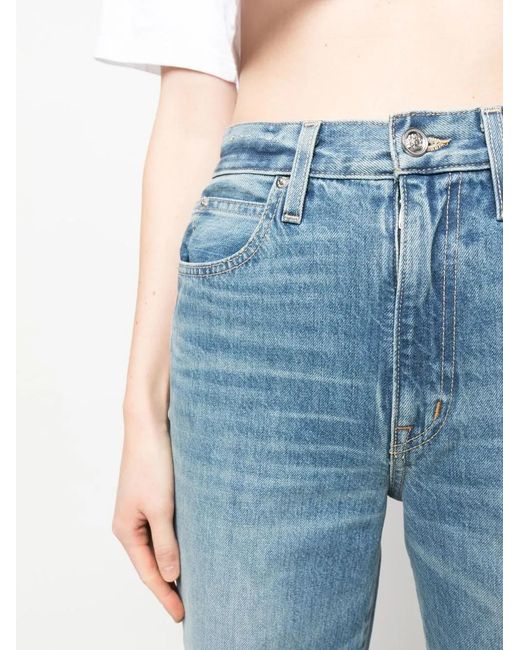 SLVRLAKE Denim Blue London Straight-Leg Jeans