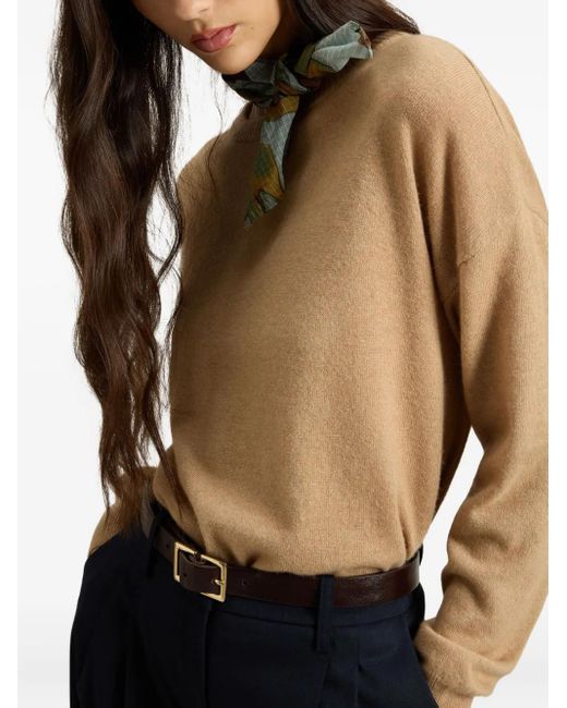 Woolrich Natural Crew-Neck Sweater