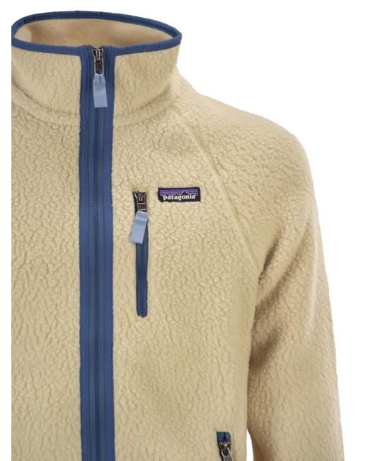 Patagonia Natural Retro Pile Fleece Jacket for men