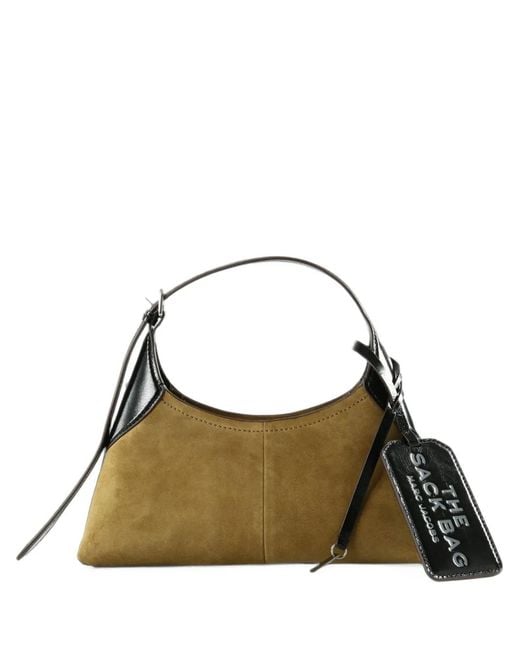 Marc Jacobs Green The Sack Leather Tote Bag