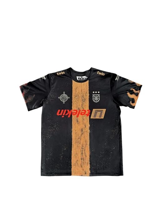 Travis Scott Black Graphic-Print T-Shirt for men