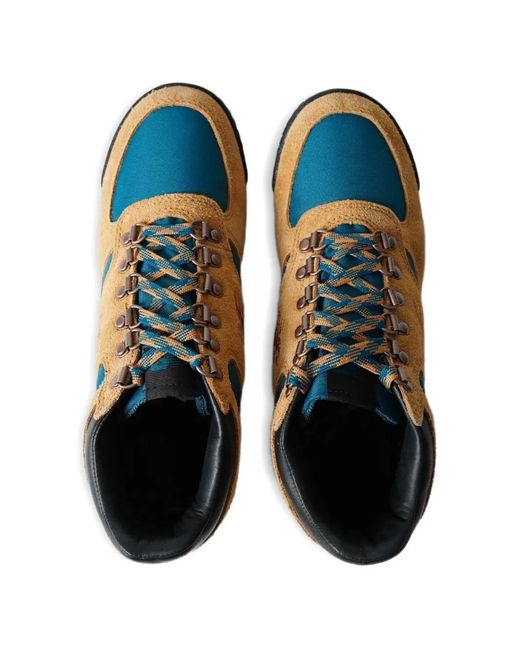New Balance Blue Suede Lace-Up Sneakers