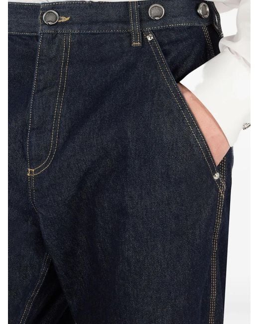 Roberto Cavalli Blue Rc-Monogram Jeans for men