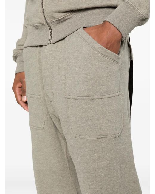 Rick Owens White Classic Cargo Drawstring Track Pants for men