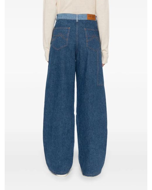 KENZO Blue Multi-Pocket Jeans