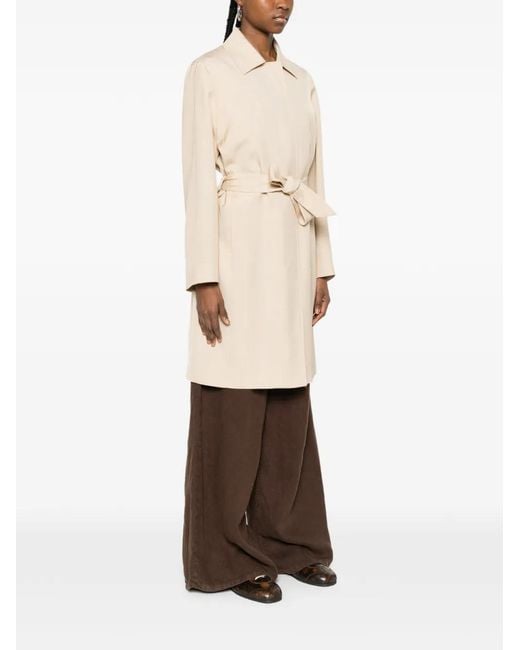 P.A.R.O.S.H. White Belted Long Jacket