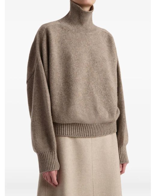 Khaite Natural Willem Cashmere Sweater