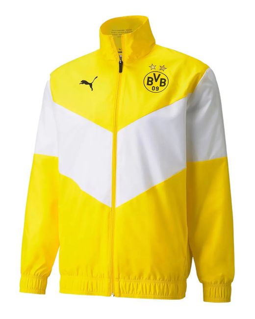メンズ PUMA Borussia Dortmund Jacket Yellow