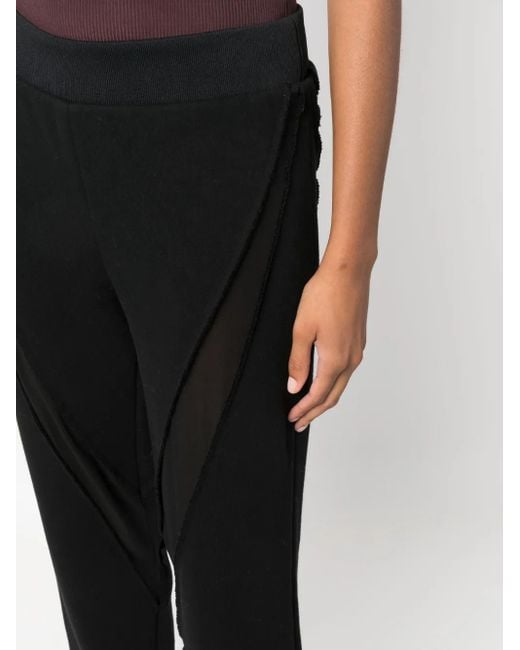 Tom Ford Black Panelled Cotton Track Pants