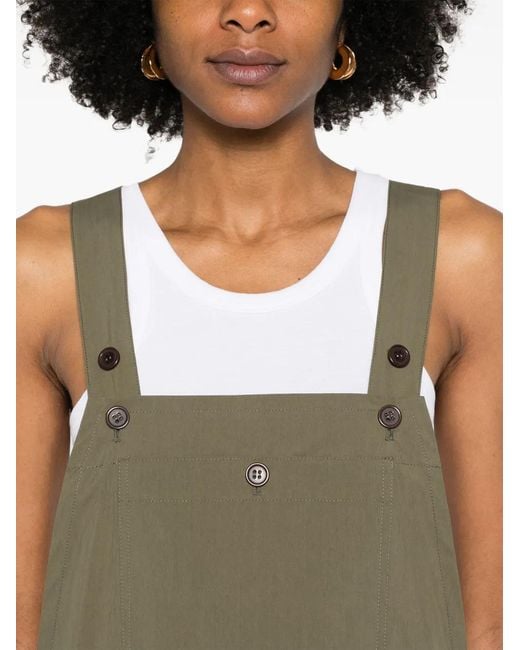 P.A.R.O.S.H. Green Poplin Jumpsuit