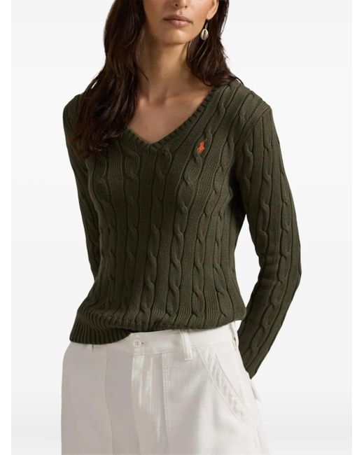 Polo Ralph Lauren Green Kimberly Sweater