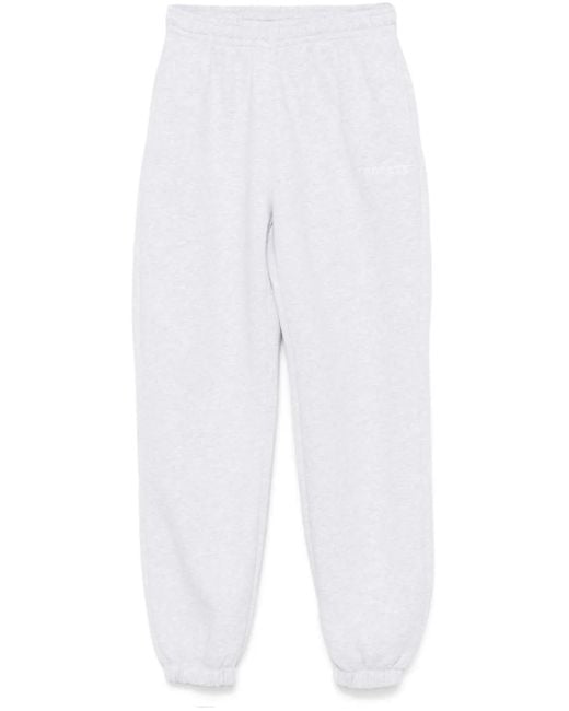 ROTATE BIRGER CHRISTENSEN White Organic Cotton Track Trousers