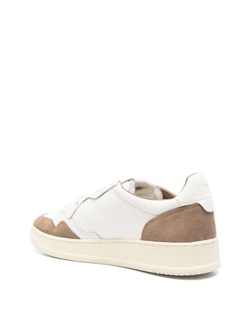 Autry Natural "Medalist Low" Suede Sneakers for men