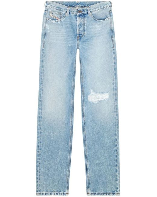 DIESEL 2010 D-Macs 09J80 Straight-Leg-Jeans in Blue für Herren