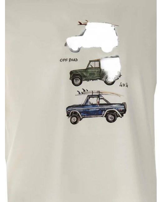 Bob Gray Car-Print T-Shirt for men