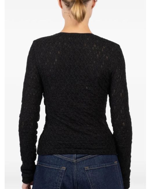 Rag & Bone Black Long-Sleeve T-Shirt