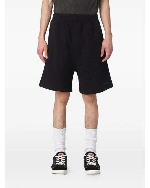 Dondup Black Drawstring Shorts for men