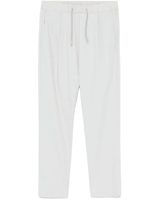 Herno White Tapered Track Pants