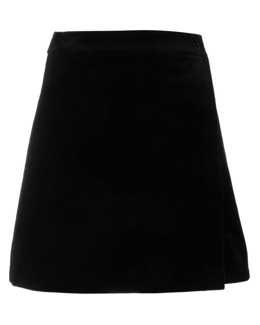Theory A-line Short Skirt in Black | Lyst UK