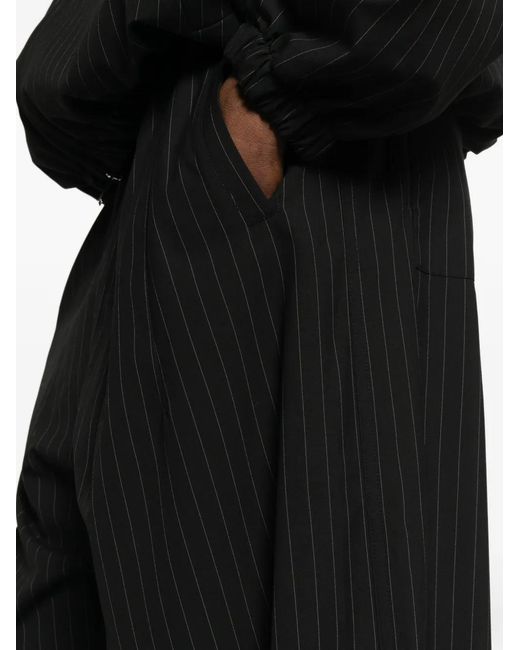 Frankie Shop Black Pinstripe Trousers