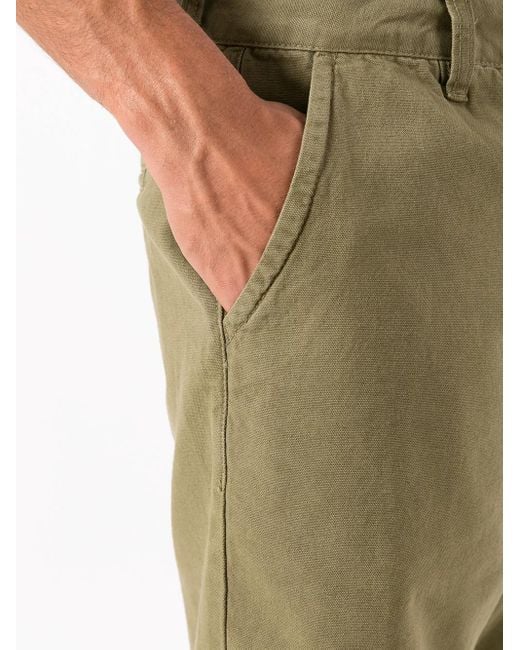 Bermuda En Coton À Taille Mi-Haute Osklen pour homme en coloris Green