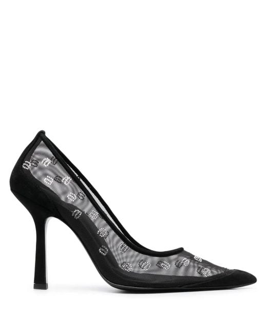Alexander Wang Black 105Mm Delphine Pumps